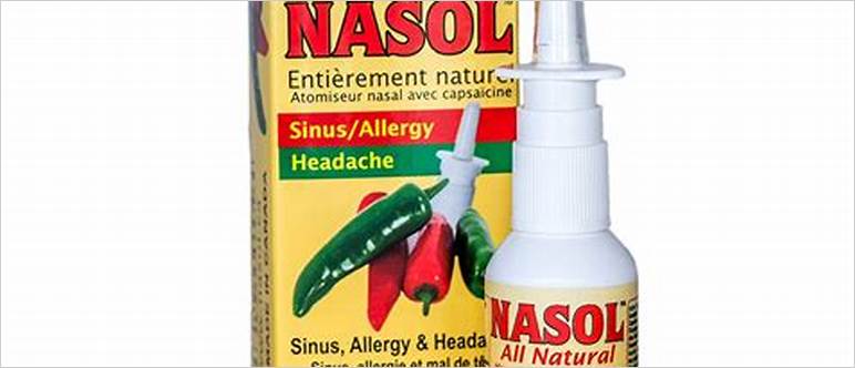 Capsaicin nasal spray cvs